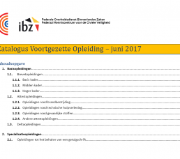 Catalogus voortgezette opleiding juni 2017